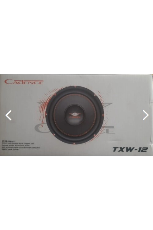Cadence Txw-12 3.000 W 300 Rms 30 Cm Profesyonel Subwoofer Bas