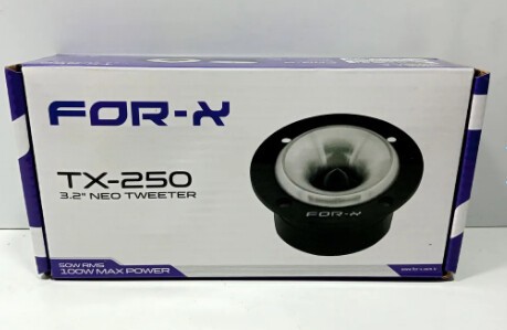 For-X Dome Tweeter 8cm – 100w 50RMS For-x TX-250 8cm Dome Tiz