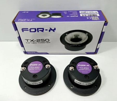 For-X Dome Tweeter 8cm – 100w 50RMS For-x TX-250 8cm Dome Tiz