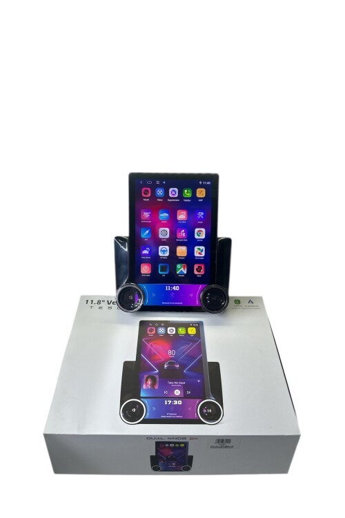 FOR-X DUAL KNOB 2K TESLA EKRAN TÜM 9 VE 10 İNÇ ÇERÇEVELERE UYUMLU PROFESYONEL MULTİMEDİA