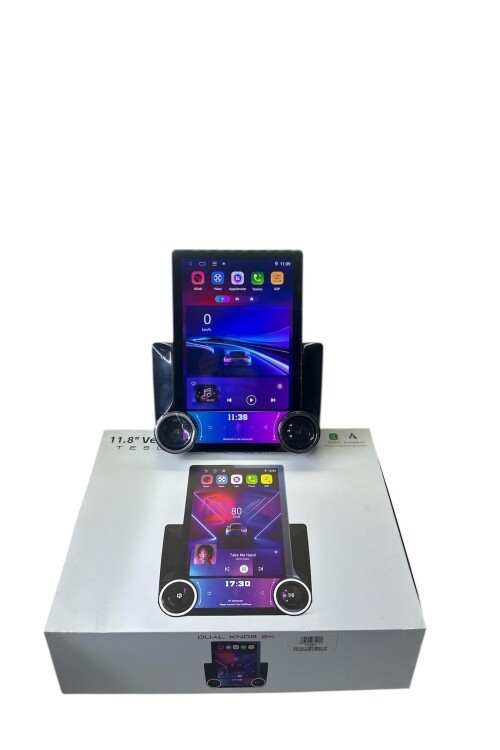 FOR-X DUAL KNOB 2K TESLA EKRAN TÜM 9 VE 10 İNÇ ÇERÇEVELERE UYUMLU PROFESYONEL MULTİMEDİA