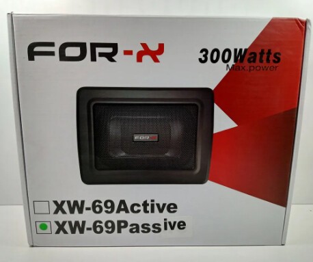 For-X Koltuk Altı Bass – For-x XW-69 Koltuk Altı Subwoofer (Kendinden Amfili)