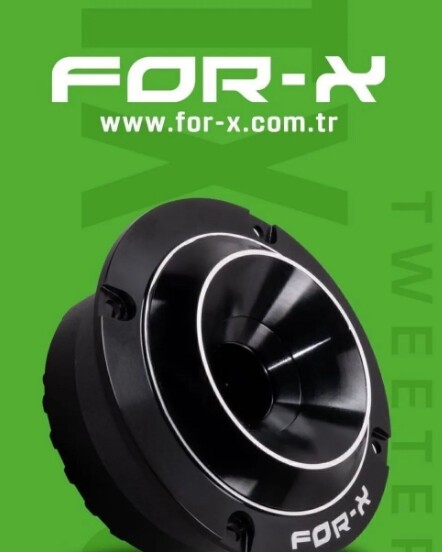 For-X Tx-102 Dome Tıvıtır 10cm 100 Rms 200 Watt 2 Adet