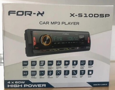 For-x X-510DSP 4x60w (Şarjlı) Oto Teyp