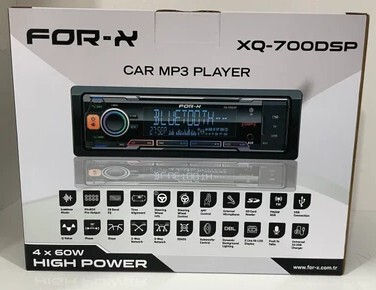 For-x XQ-700DSP 4x60w (Şarjlı) Profesyonel Tesisat Oto Teyp