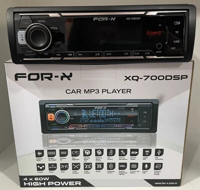 For-x XQ-700DSP 4x60w (Şarjlı) Profesyonel Tesisat Oto Teyp