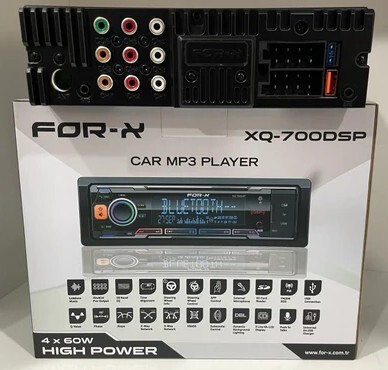 For-x XQ-700DSP 4x60w (Şarjlı) Profesyonel Tesisat Oto Teyp