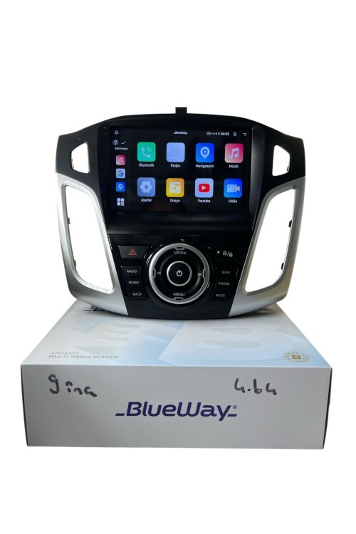 Ford Focus 3-3.5 GRİ BLUEWAY 4-64 PROFESYONEL OEM MULTİMEDİA