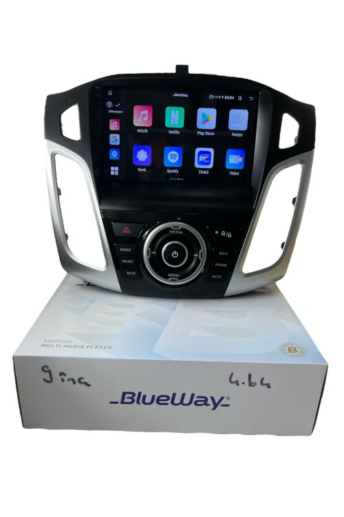 Ford Focus 3-3.5 GRİ BLUEWAY 4-64 PROFESYONEL OEM MULTİMEDİA