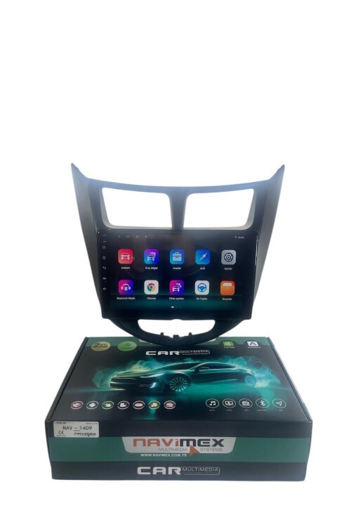 HYUNDAİ ACCENT BLUE SİYAH 2011-2013 NAVİMEX SAMSUNG İŞLEMCİLİ 4-64 PROFESYONEL OEM MULTİMEDİA