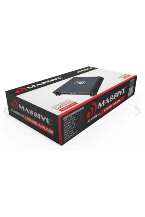 Massive 4 Kanallı Anfi 3000wat Rms Power @4 Ohm 60wx4ch