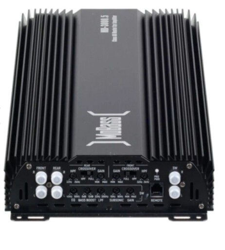 Mobass 5 Kanal 130wx4ch 350w Rms Bass Kontrollü Oto Amfi Mb-3000.5 Mobas Mb 3000 Anfi