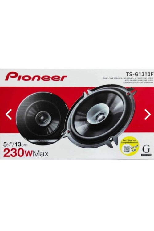 Pioneer Pıoneer Ts-g1310f 230 Watt 35w Rms 13cm Araba Oto Hoparlör (2020 SERİ) 2 Adet