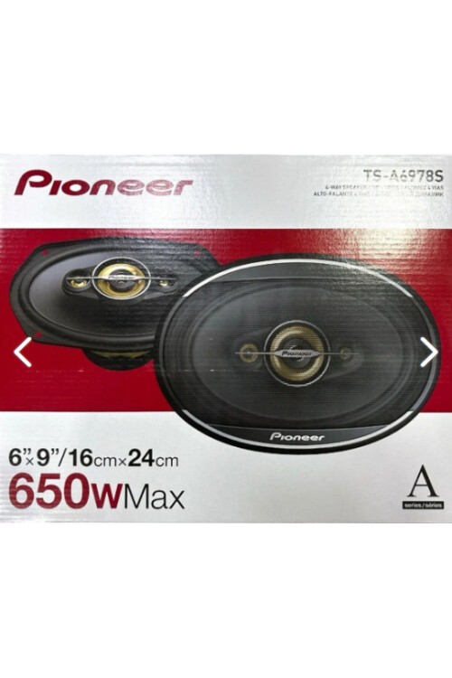 Pioneer TS-A6978S Oto Oval Hoparlör 650watt 100rms Orjinal Ürün Kutu İçeriği 2 Adet ORJ