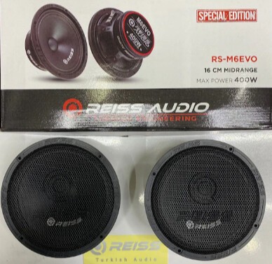 Reıss Audıo Rs-M6Evo 16Cm Midrange 400Wat 100Rms İki Adet