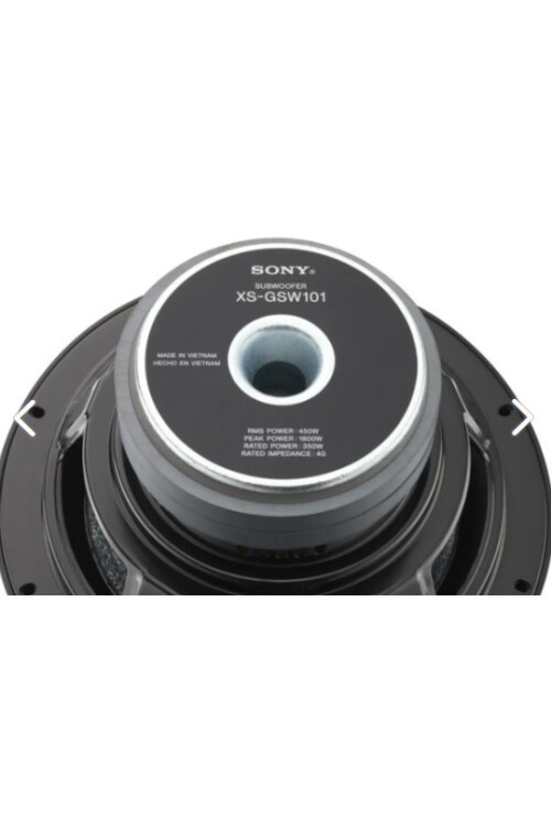 Sony Xs-gsw101 1800 Watt 450 Watt Rms 25cm Oto Subwoofer Orjinal Ürün