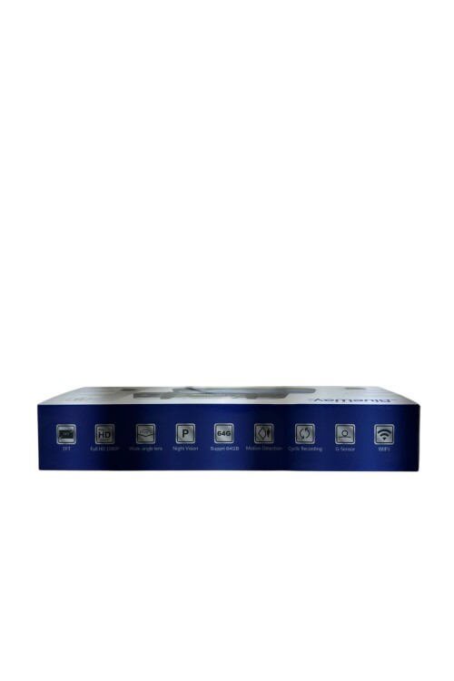 Blueway BS-100MC Araç içi Kayıt Kamerası Ön-Arka Profesyonel Ön 1920x1080 - Arka 1280x720 WİFİ