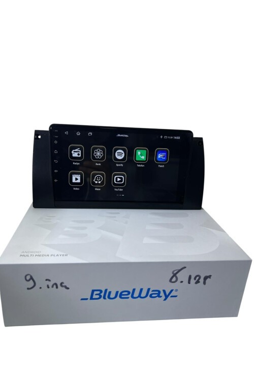 BMW e39 BLUEWAY 8-128 TAM PROFESYONEL OEM MULTİMEDİA