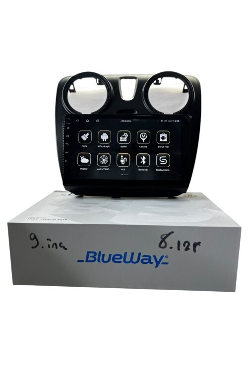 DACİA LODGY-DOKKER BLUEWAY 8-128 TAM PROFESYONEL OEM MULTİMEDİA