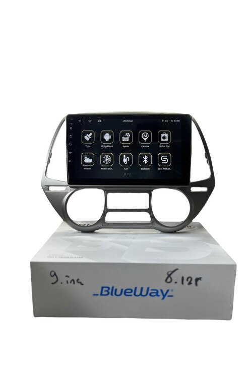 Hyundai i20 (Silver) BLUEWAY 8-128 TAM PROFESYONEL OEM MULTİMEDİA