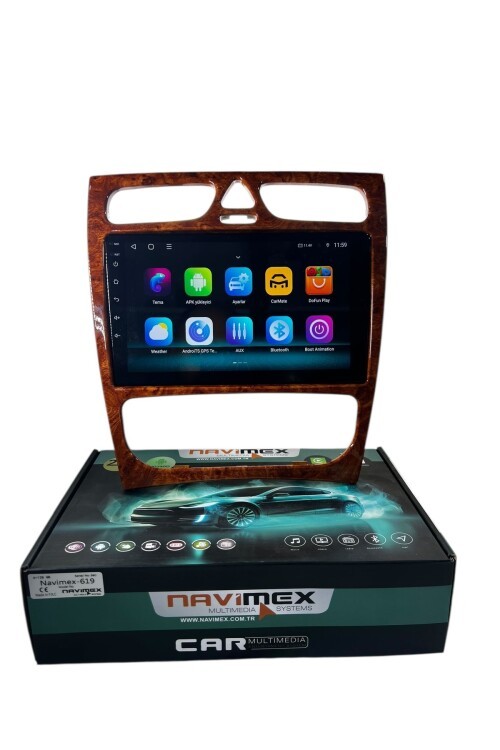 Mercedes C Class 2002-2004 NAVİMEX 6-128 (FANLI) PROFESYONEL OEM MULTİMEDİA