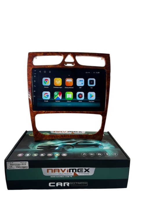 Mercedes C Class 2002-2004 NAVİMEX 6-128 (FANLI) PROFESYONEL OEM MULTİMEDİA