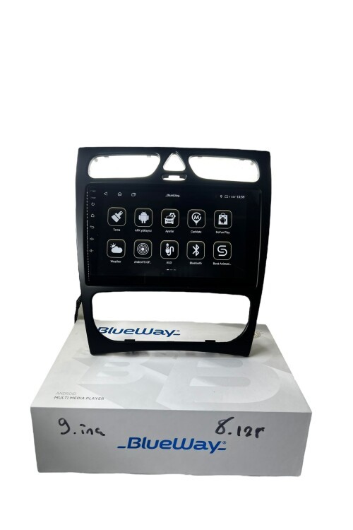 Mercedes w203-w209 BLUEWAY 8-128 TAM PROFESYONEL OEM MULTİMEDİA