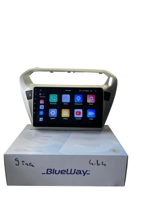 Pejo 301 Citroen C-elyse (Gri) BLUEWAY 4-64 PROFESYONEL OEM MULTİMEDİA