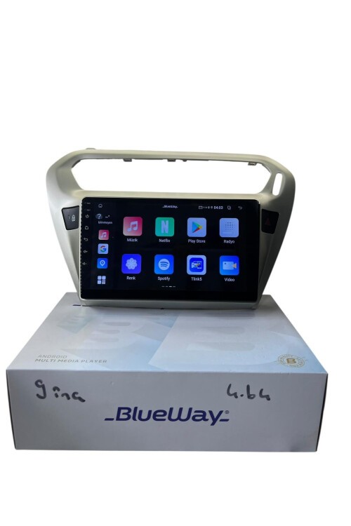 Pejo 301 Citroen C-elyse (Gri) BLUEWAY 4-64 PROFESYONEL OEM MULTİMEDİA