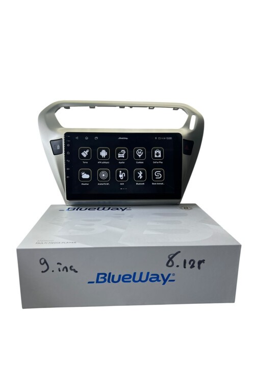 Pejo 301 Citroen C-elyse (Gri) BLUEWAY 8-128 TAM PROFESYONEL OEM MULTİMEDİA