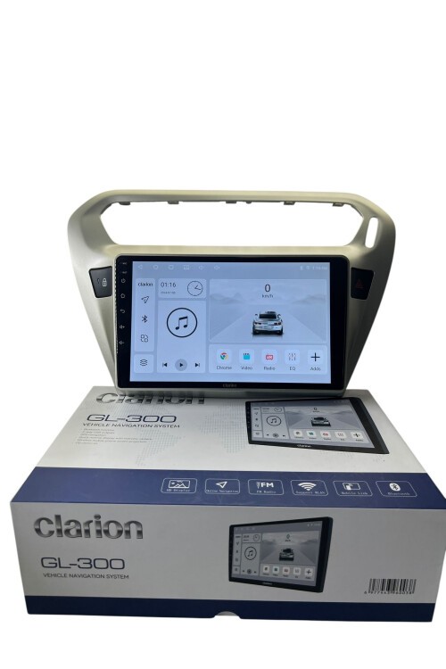Pejo 301 Citroen C-elyse (Gri) CLARİON 4-64 TAM PROFESYONEL OEM MULTİMEDİA  