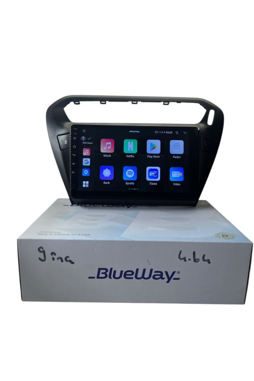 Pejo 301 -Citroen C-elyse (Siyah) BLUEWAY 4-64 PROFESYONEL OEM MULTİMEDİA