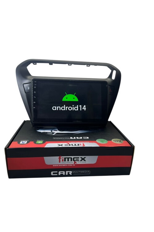 Pejo 301 -Citroen C-elyse (Siyah) FİMEX 4-64 (FANLI) DSPLİ PRO OEM MULTİMEDİA