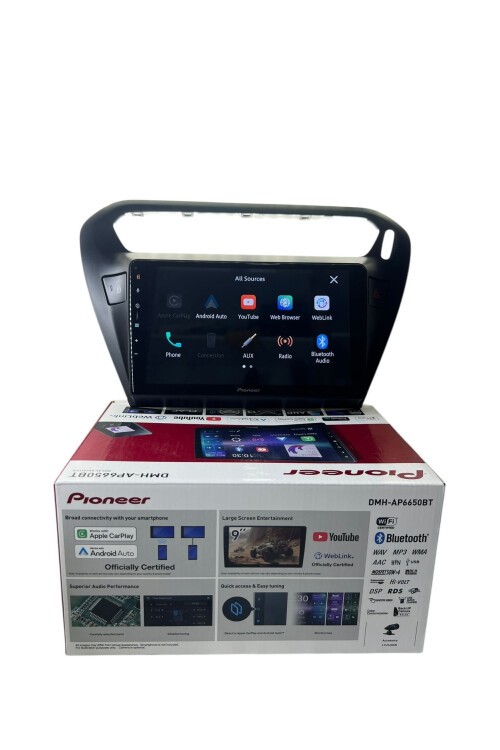 Pejo 301 -Citroen C-elyse (Siyah) PİONEER 4-64 TAM PROFESYONEL OEM MULTİMEDİA