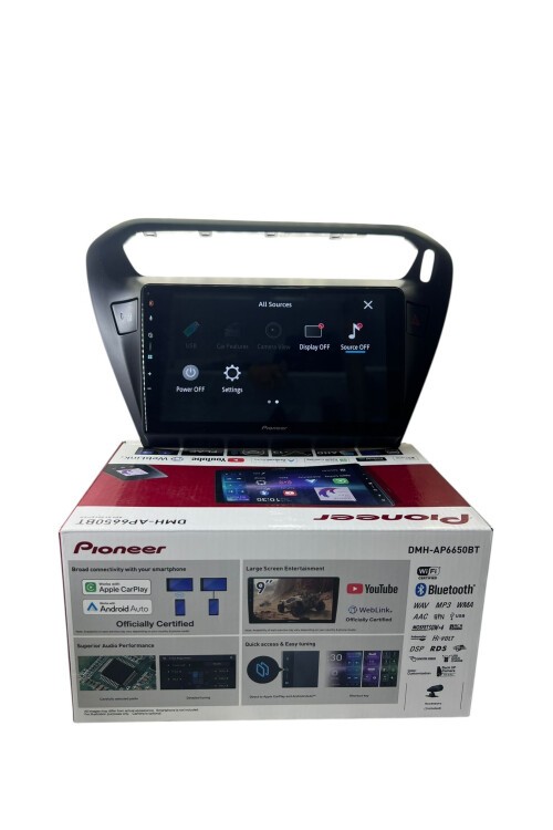 Pejo 301 -Citroen C-elyse (Siyah) PİONEER 4-64 TAM PROFESYONEL OEM MULTİMEDİA