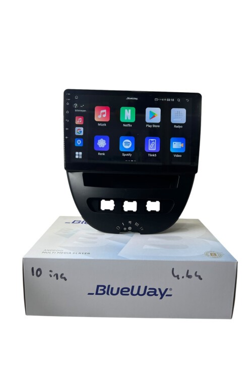 Peugeot 107 BLUEWAY 4-64 PROFESYONEL OEM MULTİMEDİA