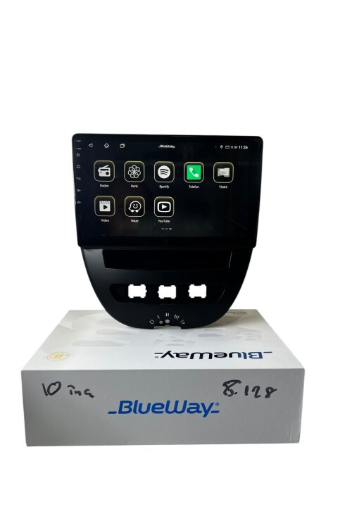 Peugeot 107 BLUEWAY 8-128 TAM PROFESYONEL OEM MULTİMEDİA