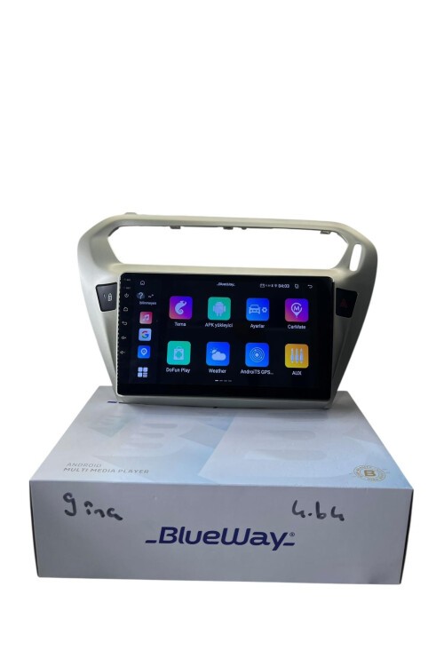 Peugeot 301 - C-Elysee (Şampanya) BLUEWAY 4-64 PROFESYONEL OEM MULTİMEDİA