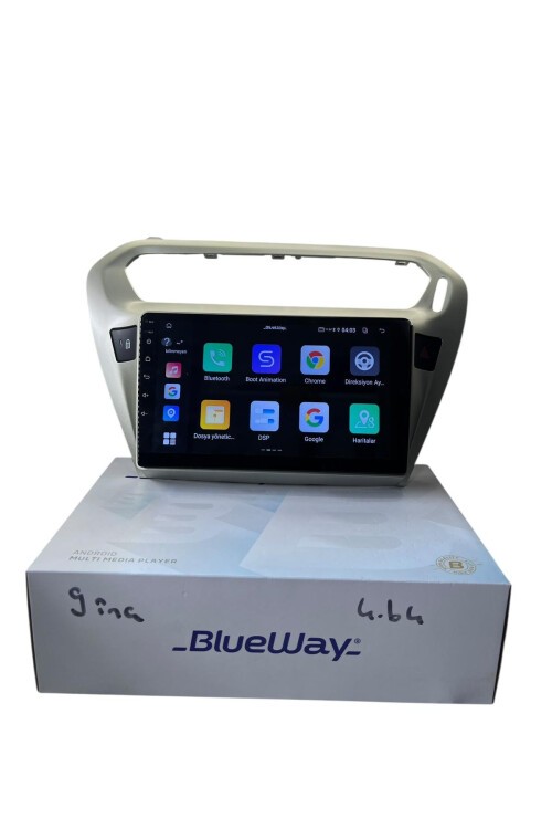 Peugeot 301 - C-Elysee (Şampanya) BLUEWAY 4-64 PROFESYONEL OEM MULTİMEDİA