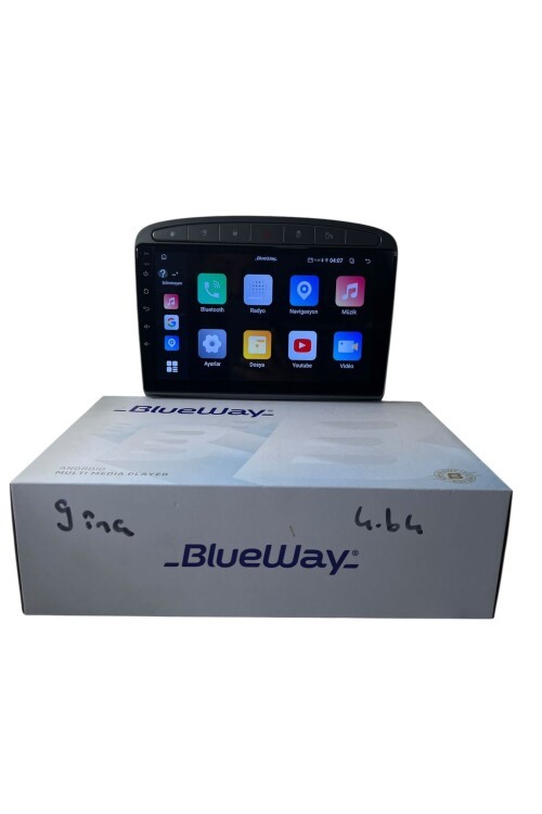Peugeot 308 (Gri) BLUEWAY 4-64 PROFESYONEL OEM MULTİMEDİA
