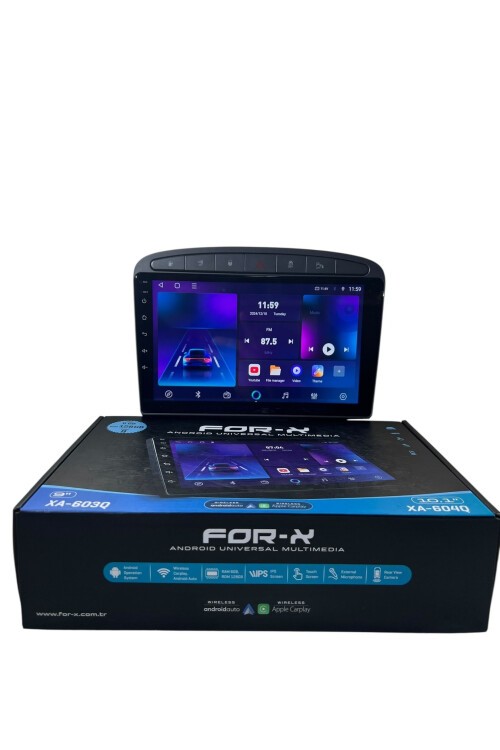 Peugeot 308 (Gri) FORX 6-128 TAM PROFESYONEL OEM MULTİMEDİA