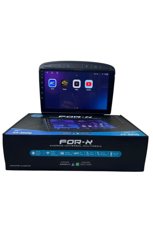 Peugeot 308 (Gri) FORX 6-128 TAM PROFESYONEL OEM MULTİMEDİA