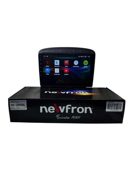 Peugeot 308 (Gri) NEWFRON 6-64 TAM PROFESYONEL OEM MULTİMEDİA