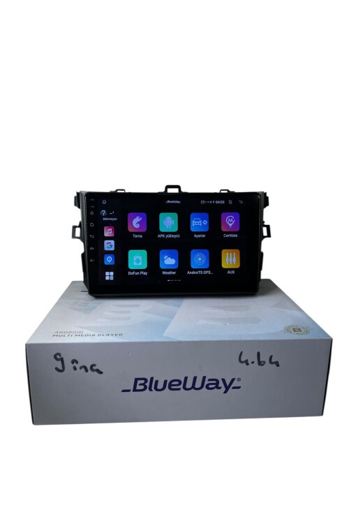 Toyota Corolla 2007-2013 BLUEWAY 4-64 PROFESYONEL OEM MULTİMEDİA
