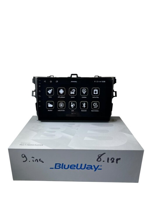 Toyota Corolla 2007-2013 BLUEWAY 8-128 TAM PROFESYONEL OEM MULTİMEDİA