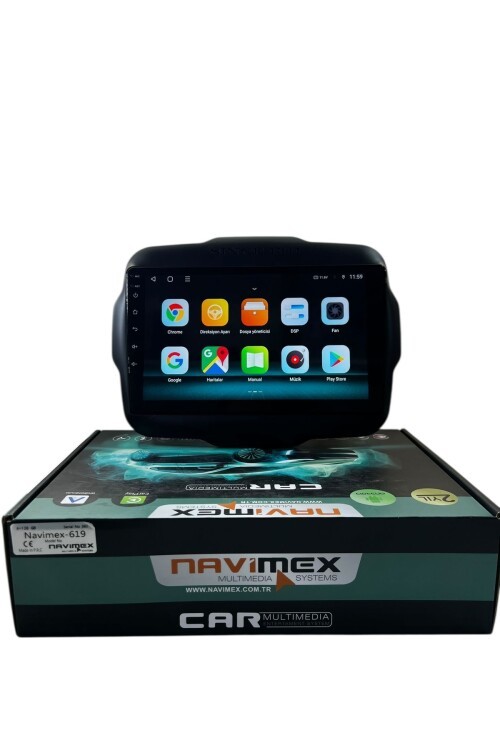 Jeep Renegade 2014-2023 NAVİMEX 6-128 (FANLI) PROFESYONEL OEM MULTİMEDİA