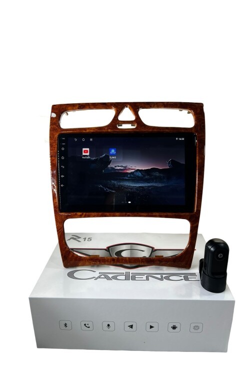 Mercedes C Class 2002-2004 CADENCE R15 (DVR KAYIT CİHAZLI) PRO OEM MULTİMEDİA