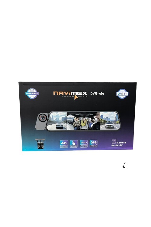 Navimex DVR-414 TAM PROFESYONEL (WIFI) GECE GORUSLU 3 KAMERALI AYNALIK KAYIT CIHAZI