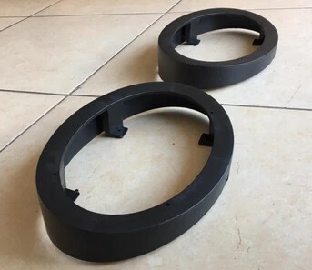6x9 Üniversal Oval Hoparlör Yükseltici Hoparlör Kasnağı 2 Adet