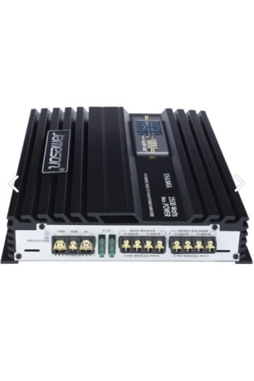 Jameson 4 Kanal 2500w Bass Kontrollu Oto Amfi Usa-505a